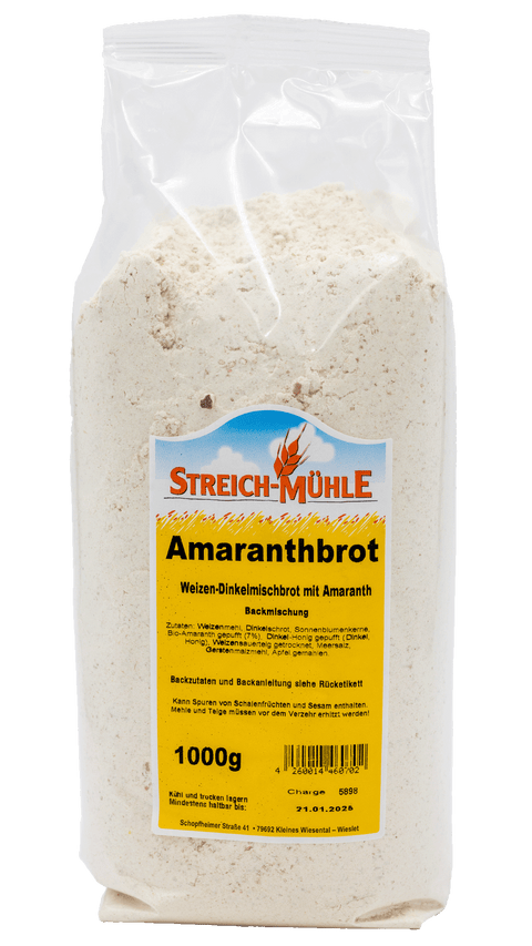 Amaranthbrot-Amaranthbrot – Nährstoffreiches Brot aus der Streichmühle-Streich Mühle