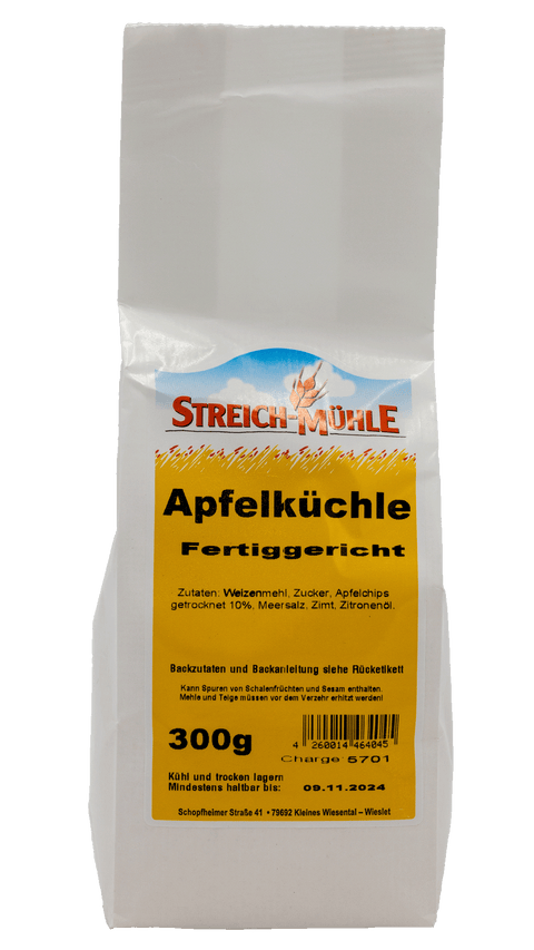 Apfelküchle-Apfelküchle-Streich Mühle
