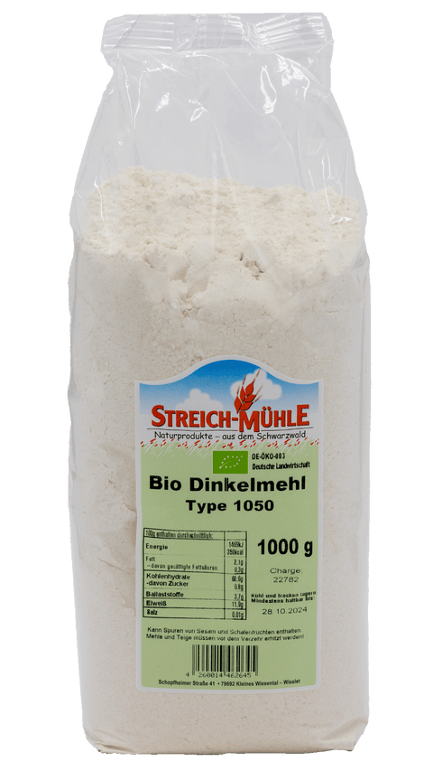 Bio-Dinkelmehl Type 1050-Bio-Dinkelmehl Type 1050-Streich Mühle