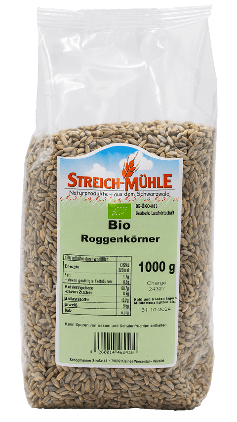 Bio Roggenkörner-Bio Roggenkörner-Streich Mühle