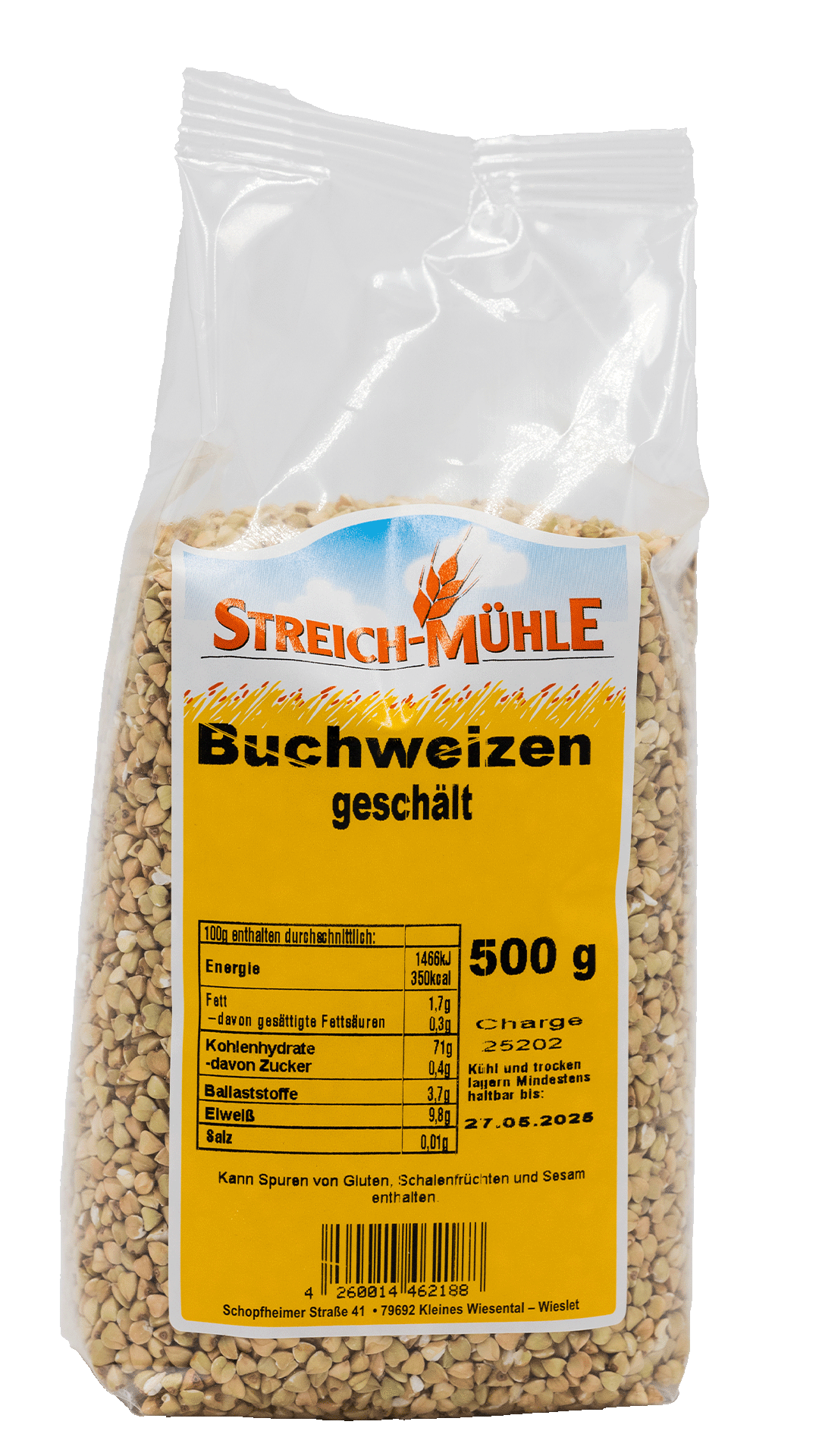 buchweizen saatgut 25kg Buchweizen Ganzkorn – Vollwertig & nussig-aromatisch – Streich Mühle