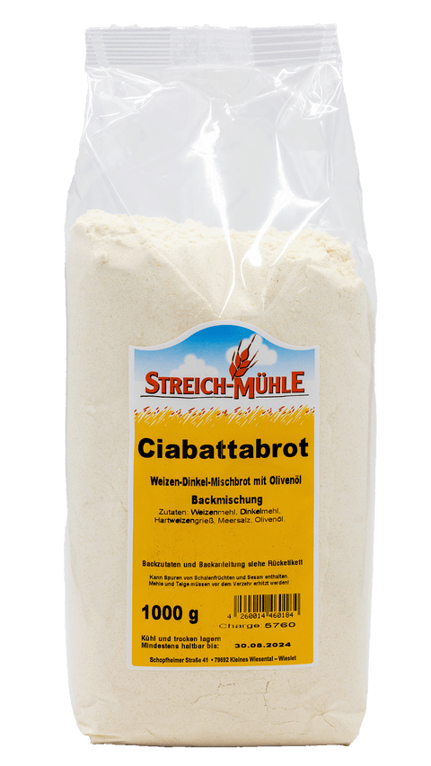 Ciabatta Brot-Ciabatta Brot-Streich Mühle