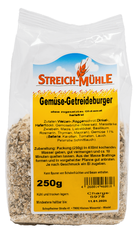 Gemüseburger-Gemüseburger | Geschmackvolle Vegetarische Burger | Streich Mühle
-Streich Mühle