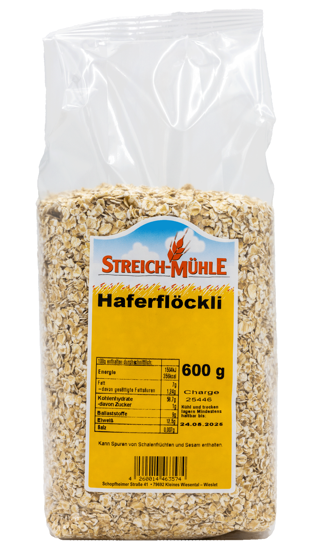 haferflocken aufbewahren Haferflocken Kleinblatt – Zart & ideal für Porridge – Streich Mühle