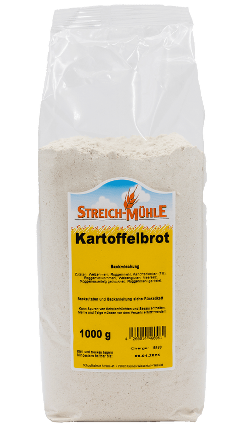 Kartoffelbrotmehl-Kartoffelbrotmehl | Ideal für Herzhaftes Brot | Streich Mühle-Streich Mühle