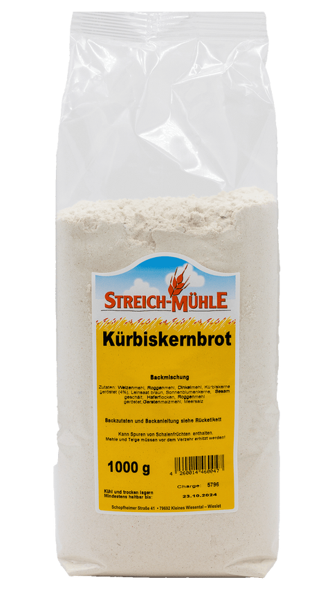 Kürbiskernbrotmehl-Kürbiskernbrotmehl | Für Herzhaftes Kürbiskernbrot | Streich Mühle-Streich Mühle