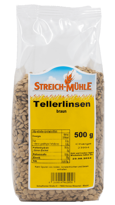 Linsen braun-Linsen braun-Streich Mühle