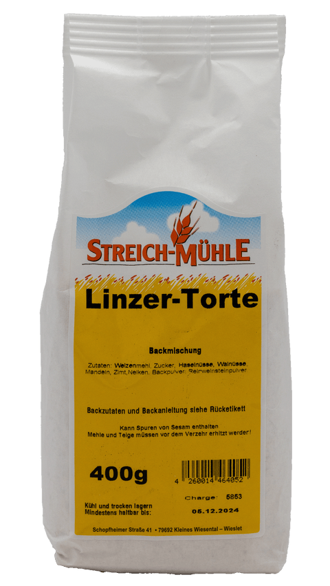 Linzertorte Backmischung-Linzertorte Backmischung | für Linzertorte | Streich Mühle-Streich Mühle