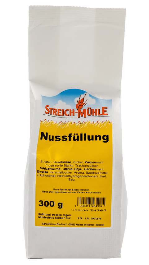 Nußfüllung-Nußfüllung-Streich Mühle