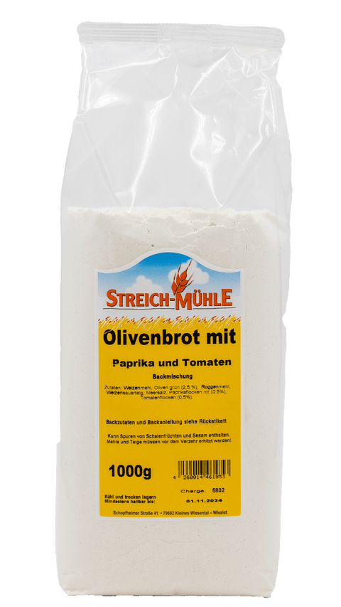 Olivenbrot-Olivenbrot | Aromatisches Brot mit Oliven | Streich Mühle-Streich Mühle