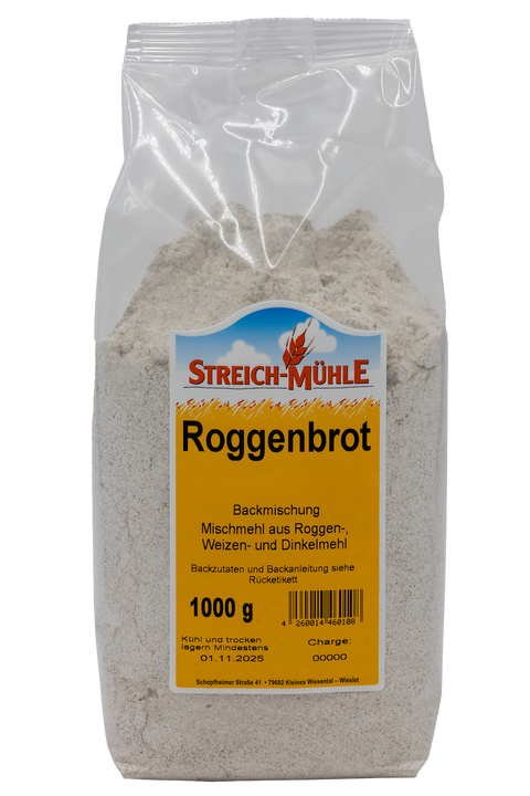 Roggenbrot-Roggenbrot | Herzhaftes Roggenbrot | Streich Mühle-Streich Mühle