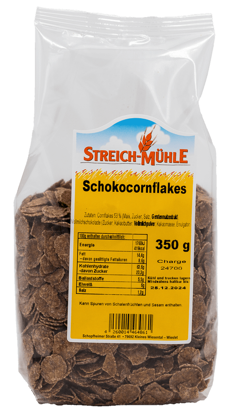 Schoko-Cornflakes-Schoko-Cornflakes-Streich Mühle