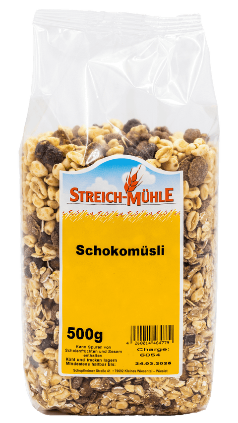 Schoko Müsli-Schoko Müsli | Schokoladig & Vollkorn | Streich Mühle-Streich Mühle