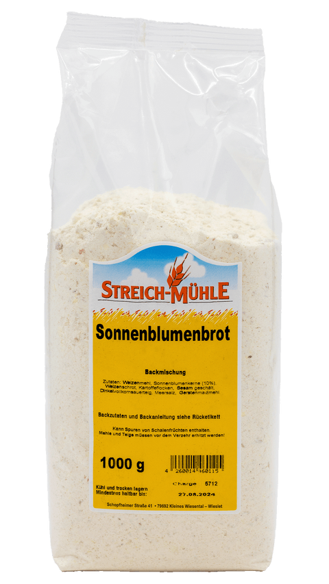 Sonnenblumenbrot-Sonnenblumenbrot | Rustikal & Geschmackvoll | Streich Mühle-Streich Mühle