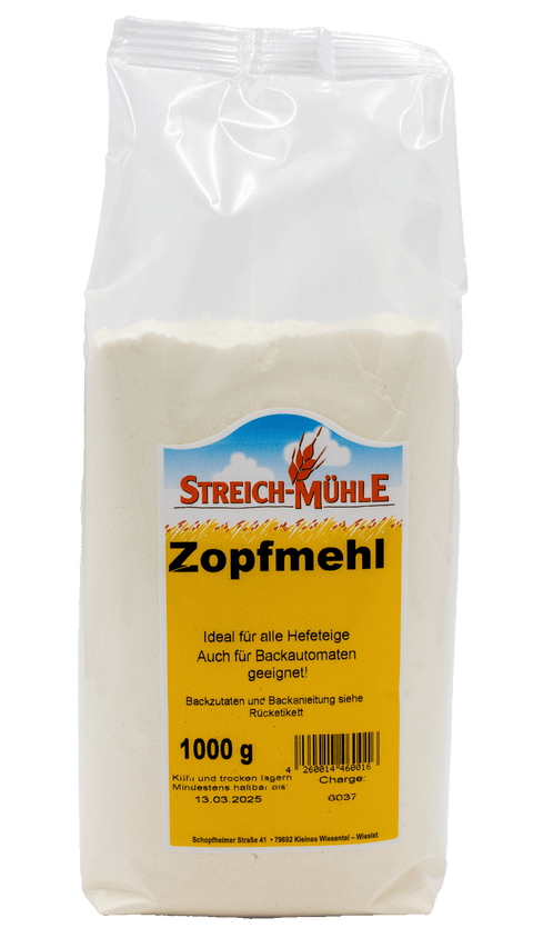 Zopfmehl-Zopfmehl | Perfektes Mehl für fluffigen Hefezopf-Streich Mühle