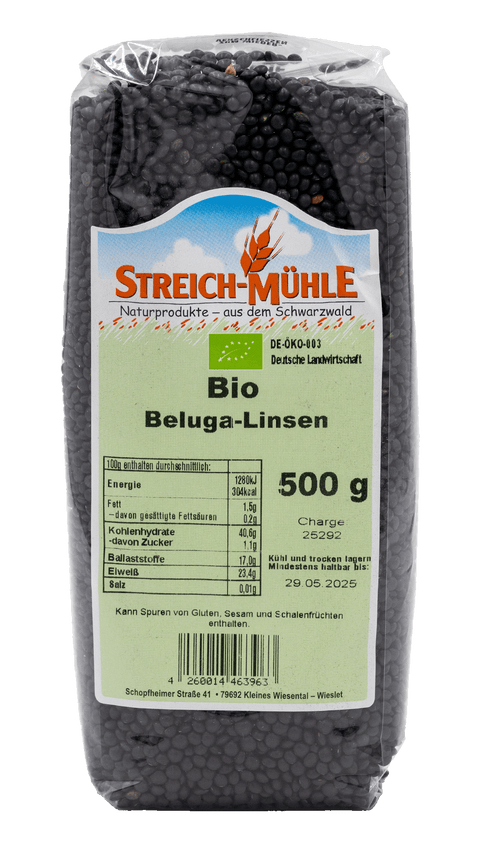 Bio Beluga Linsen-Bio Beluga Linsen-Streich Mühle