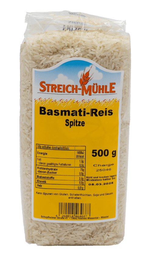 Basmati Reis-Basmati Reis-Streich Mühle