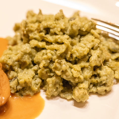Kräuter-Spinat-Spätzle-Kräuter-Spinat-Spätzle | Aromatische Beilage | Streich Mühle-Streich Mühle