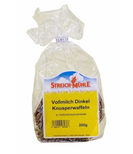 Dinkel-Knusperwaffeln Vollmilch 200 g