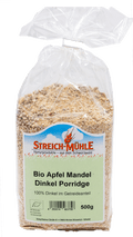 Bio Dinkel Mandel Apfel Porridge-Bio Dinkel Mandel Apfel Porridge-Streich Mühle