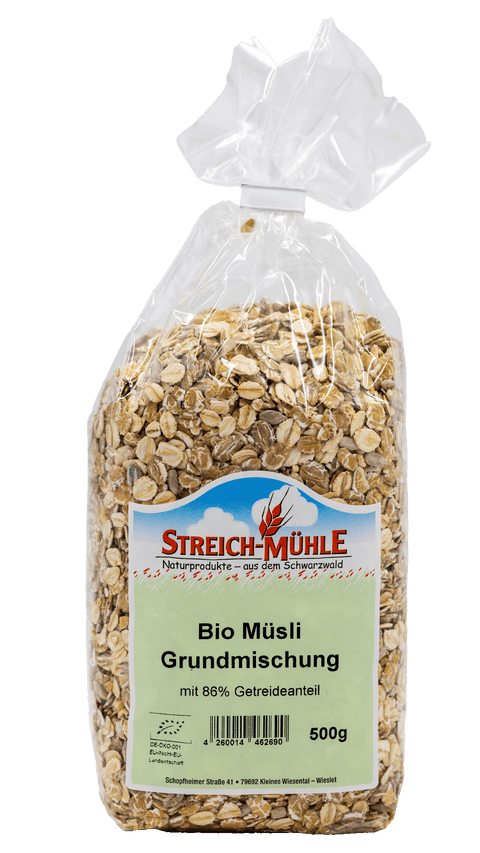 Bio-Müsli Grundmischung-Bio-Müsli Grundmischung-Streich Mühle