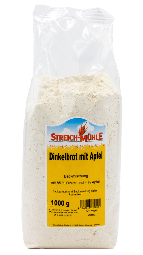 Dinkelbrot Apfel