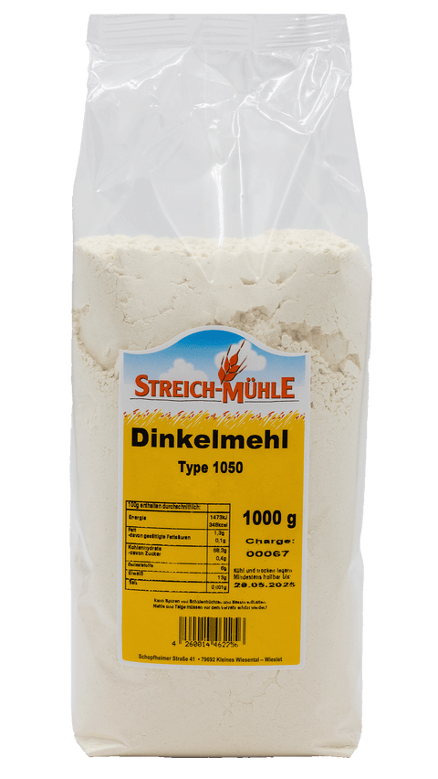 Dinkelmehl Type 1050-Dinkelmehl Type 1050-Streich Mühle