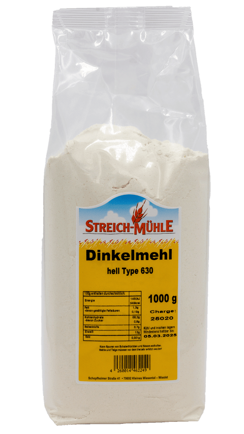 Dinkelmehl Type 630-Dinkelmehl Type 630-Streich Mühle