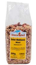 Dinkelmüsli mit Waldbeeren-Dinkelmüsli mit Waldbeeren-Streich Mühle