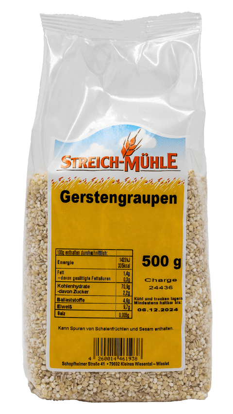 Gerstengraupen-Gerstengraupen-Streich Mühle