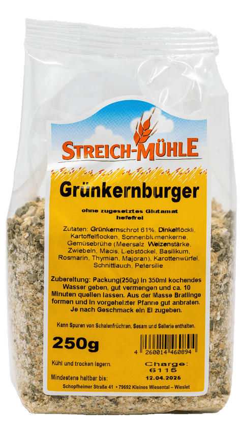 Grünkernburger-Grünkernburger-Streich Mühle