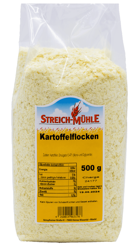 Kartoffelflocken-Kartoffelflocken-Streich Mühle