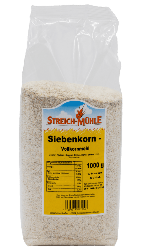 Siebenkornvollkornmehl-Siebenkornvollkornmehl-Streich Mühle