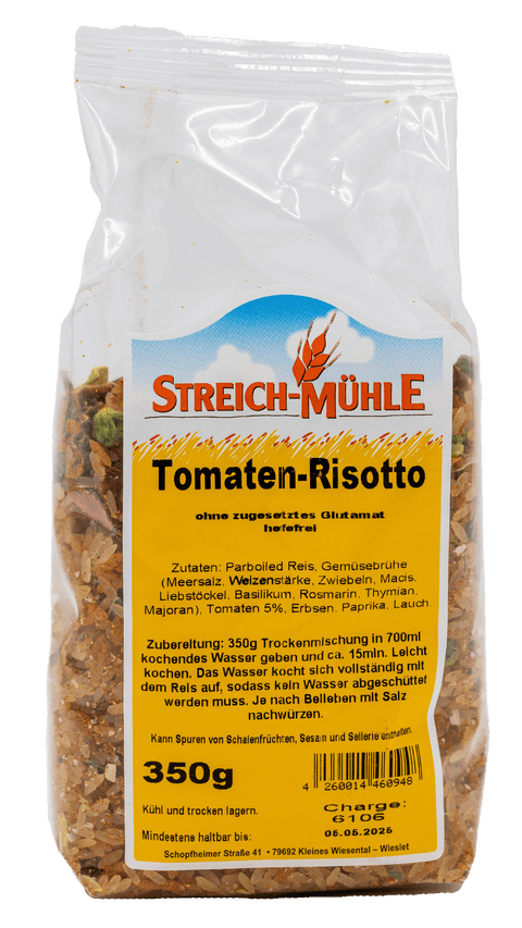 Tomaten-Risotto-Tomaten-Risotto-Streich Mühle