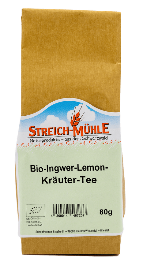 Bio-Ingwer Lemon Kräuter Tee-Bio-Ingwer Lemon Kräuter Tee-Streich Mühle