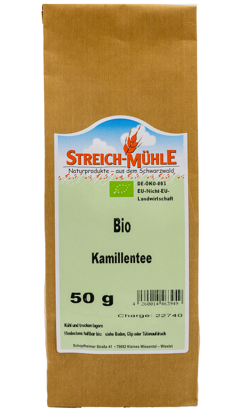 Bio-Kamillenblütentee-Bio-Kamillenblütentee-Streich Mühle