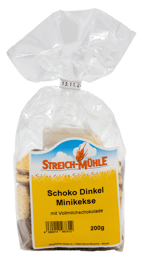 Vollmilch Dinkel Mini Kekse-Vollmilch Dinkel Mini Kekse-Streich Mühle