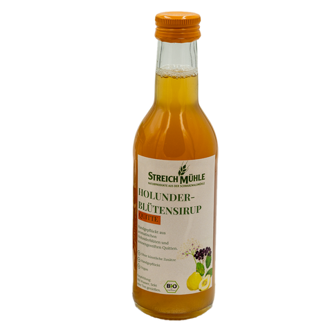 Bio Holunderblütensirup Quitte