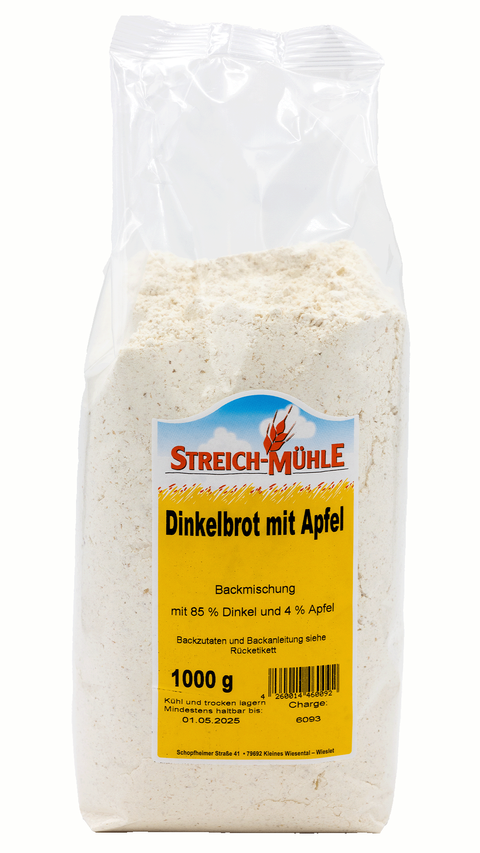 Dinkelbrot Apfel
