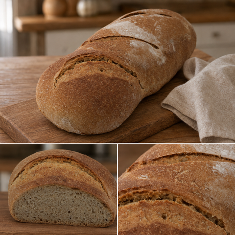 Dinkelbrot Apfel