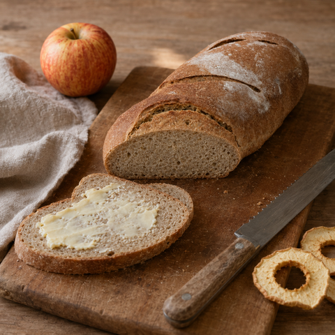 Dinkelbrot Apfel