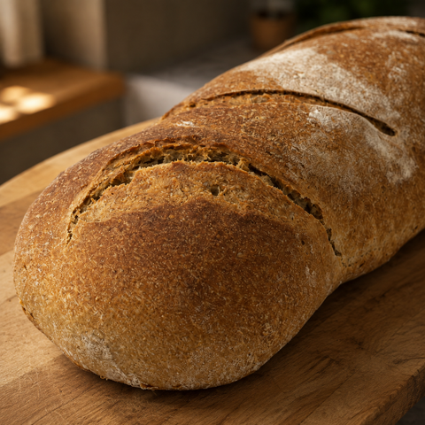 Dinkelbrot Apfel