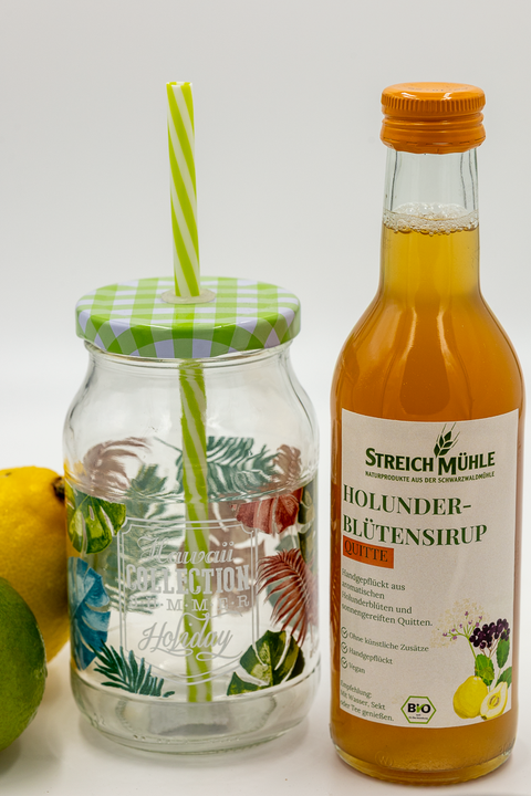 Bio Holunderblütensirup Quitte
